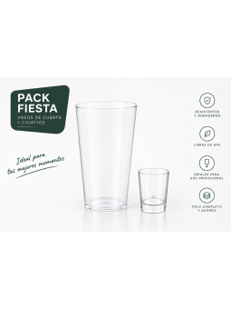 PACK VASOS FIESTAS