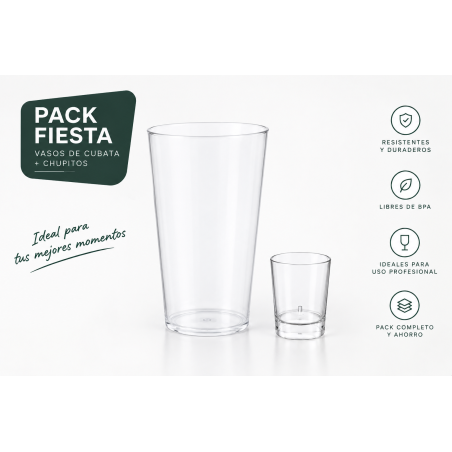PACK VASOS FIESTAS