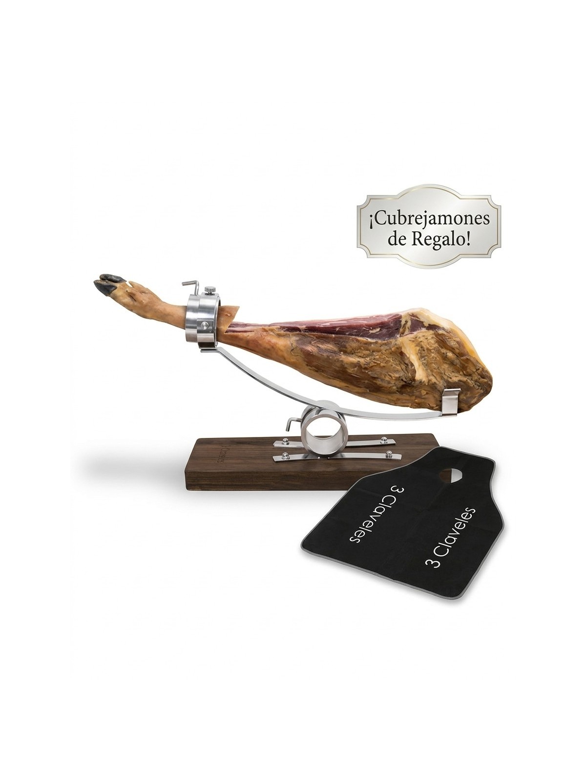 Jamonero Giratorio Basculante 3 Claveles - Hosteleros