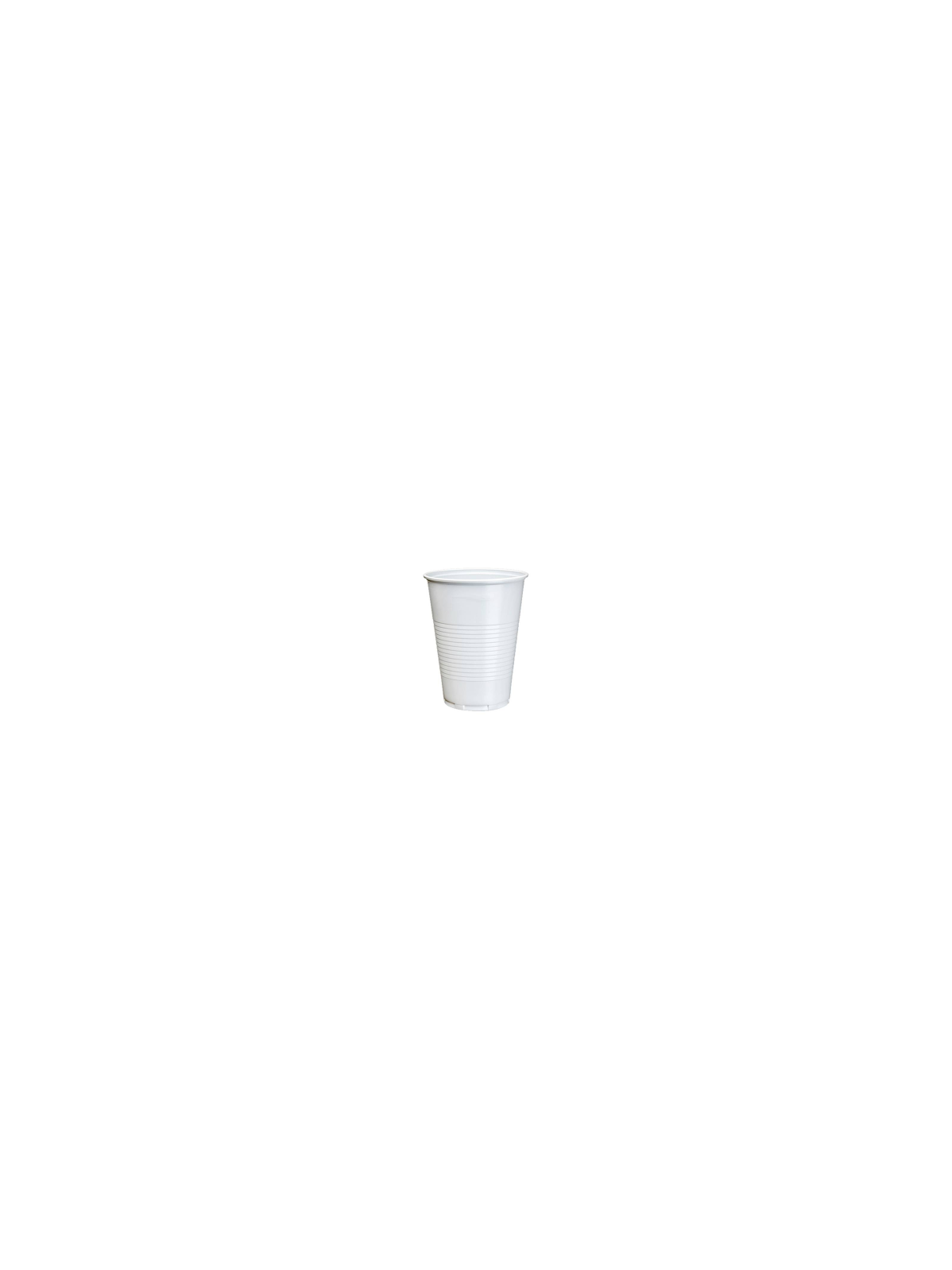 VASO PLÁSTICO BLANCO 220 CC
