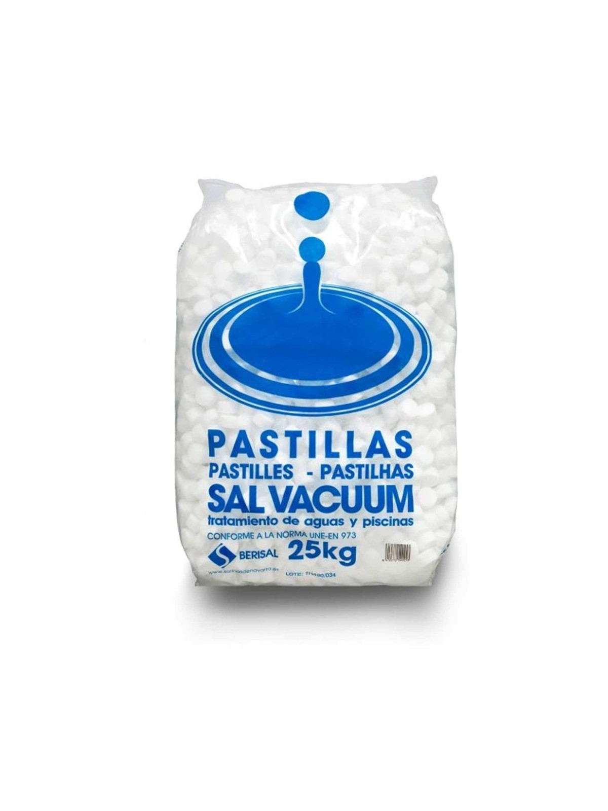 Sal Descalcificador 25 Kg Cilíndrica - Productos Hosteleros