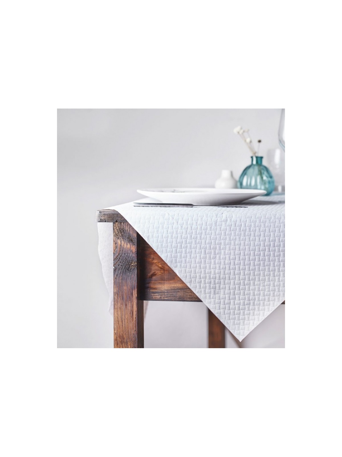 CAJA 500 MANTEL PAPEL BLANCO 80 X 120 CM