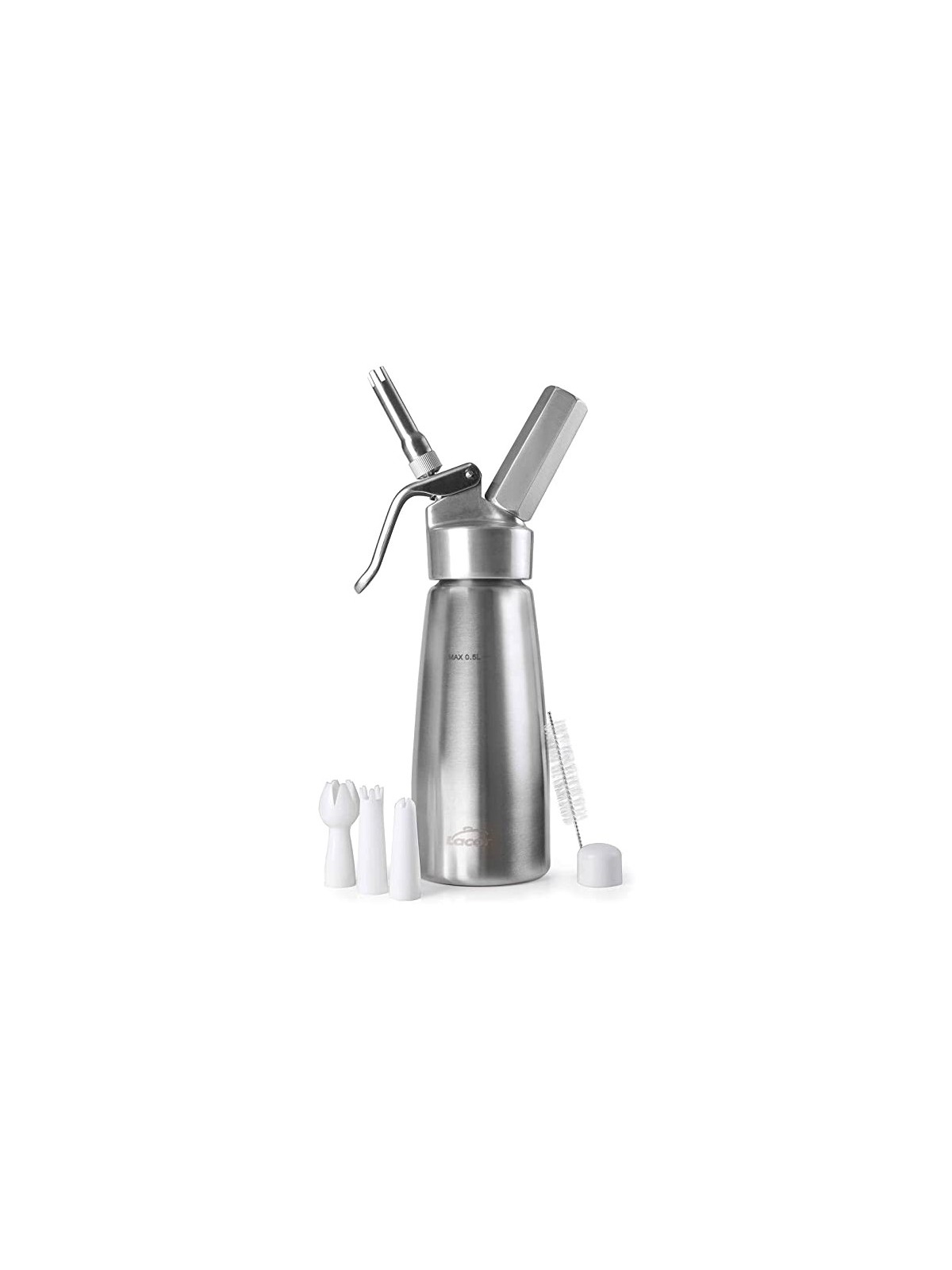 Sifón Montador de Nata Inoxidable 1L - Productos Hosteleros