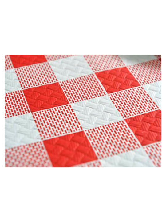 CAJA 400 MANTEL PAPEL CUADROS 100 x 100 CM