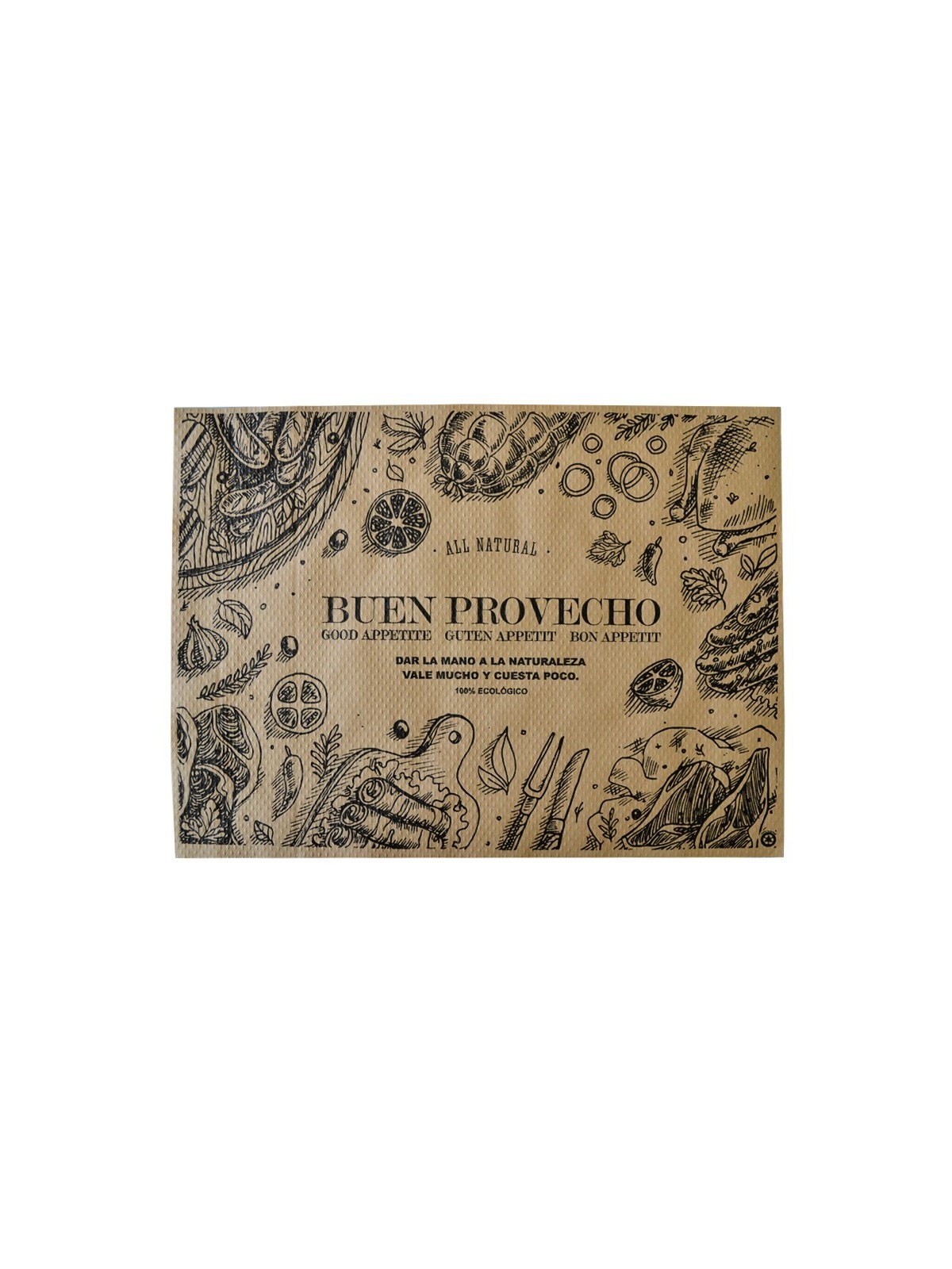 Mantel Papel Ecológico 30x40cm - Productos Hosteleros