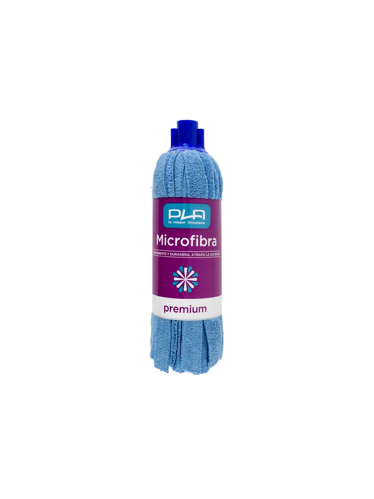 FREGONA TIRAS MICROFIBRA PREMIUM AZUL PLA 160 gr.