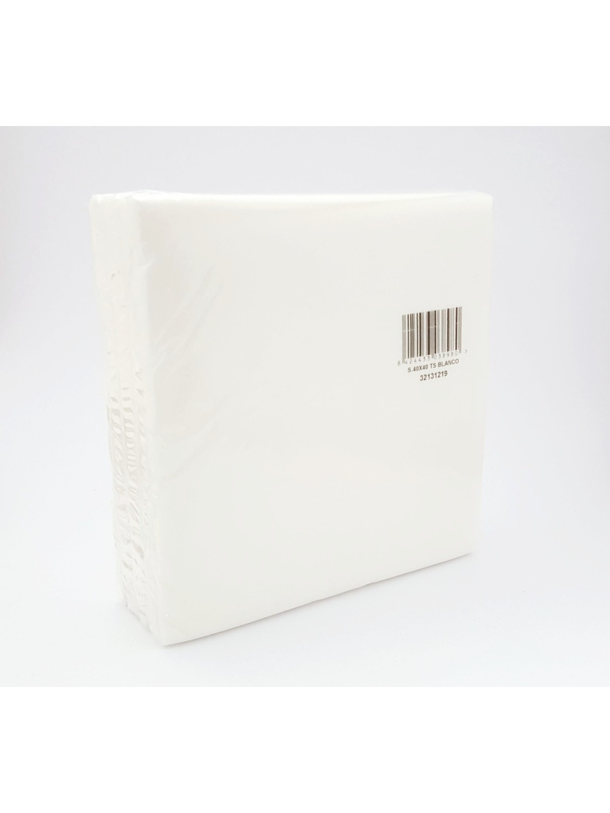 CAJA 800 SERVILLETAS AIRLAID BLANCA 40 X 40 CM