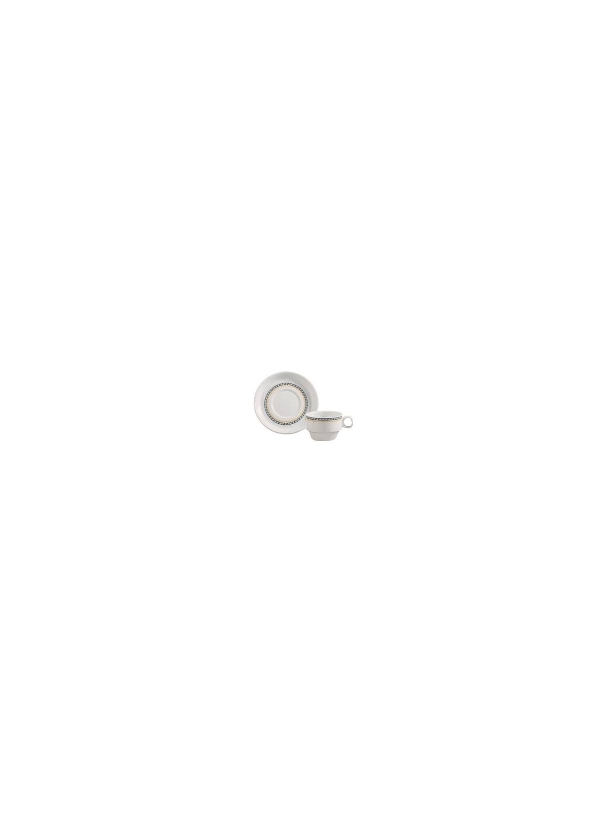 PLATO ALBORAN CAFÉ 13 CM