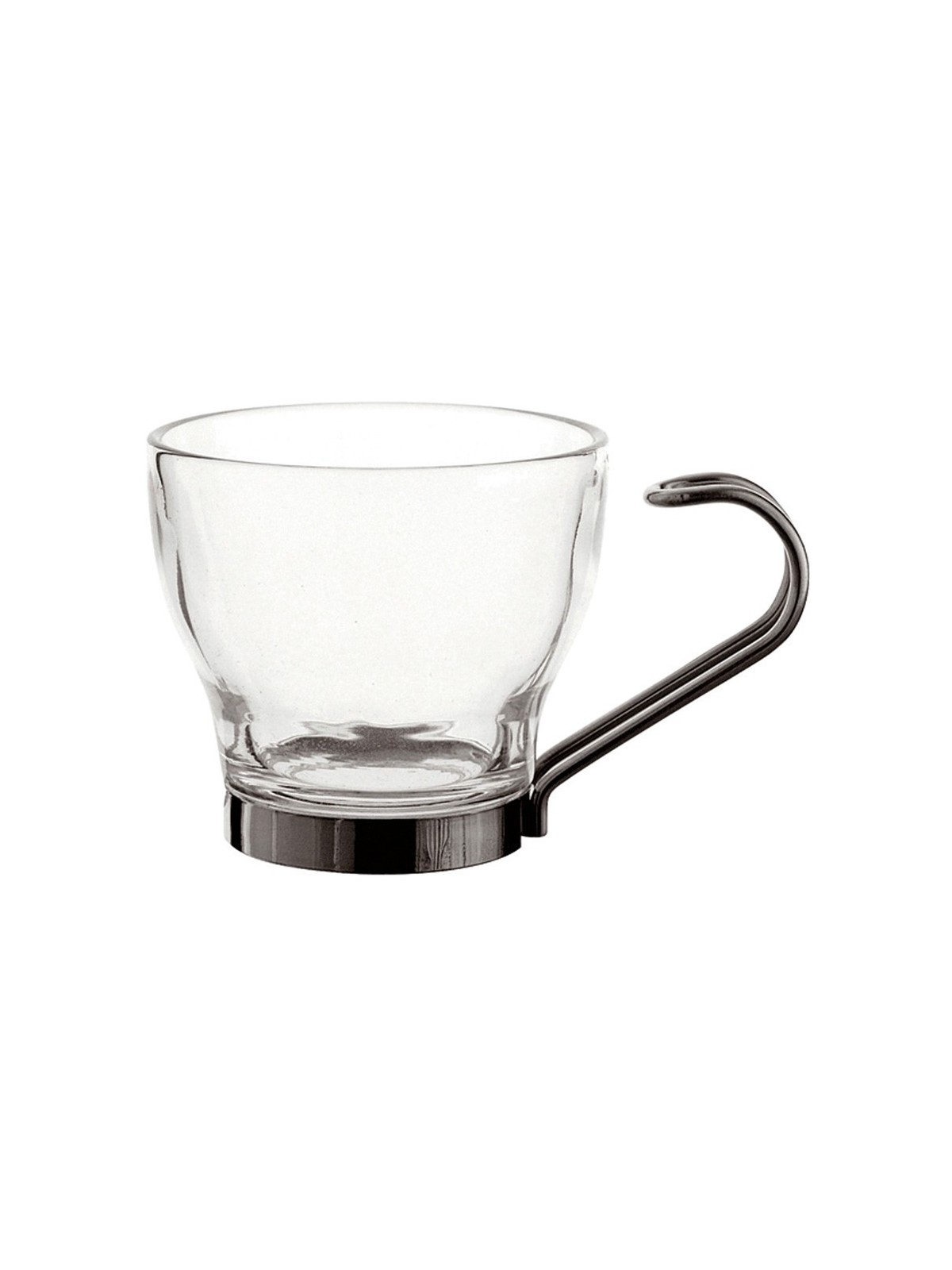 Tazas de Café Cristal con Asa Metal Debora - Hosteleros
