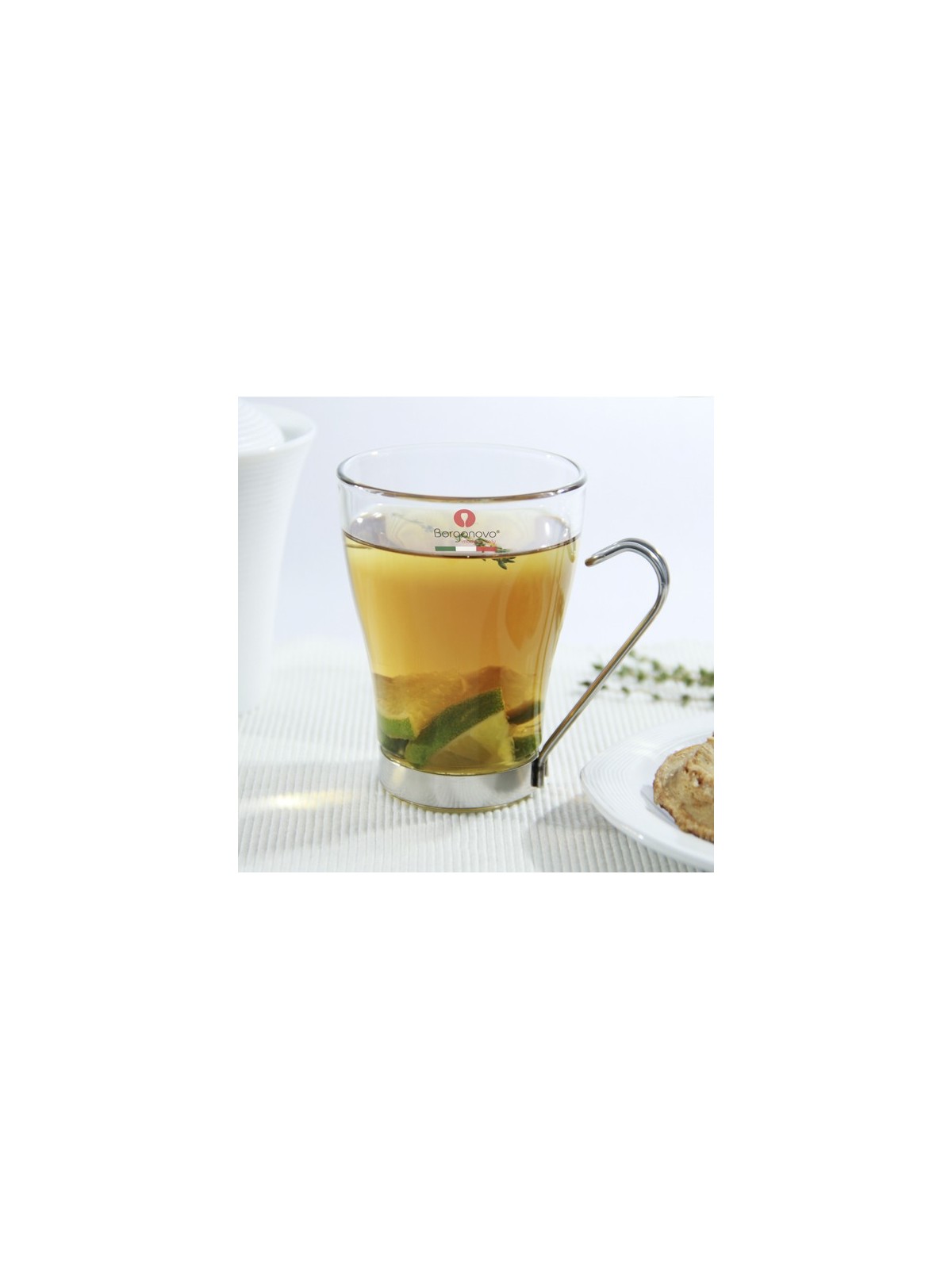Taza de Cristal Té 22 cl Borgonovo - Productos Hosteleros