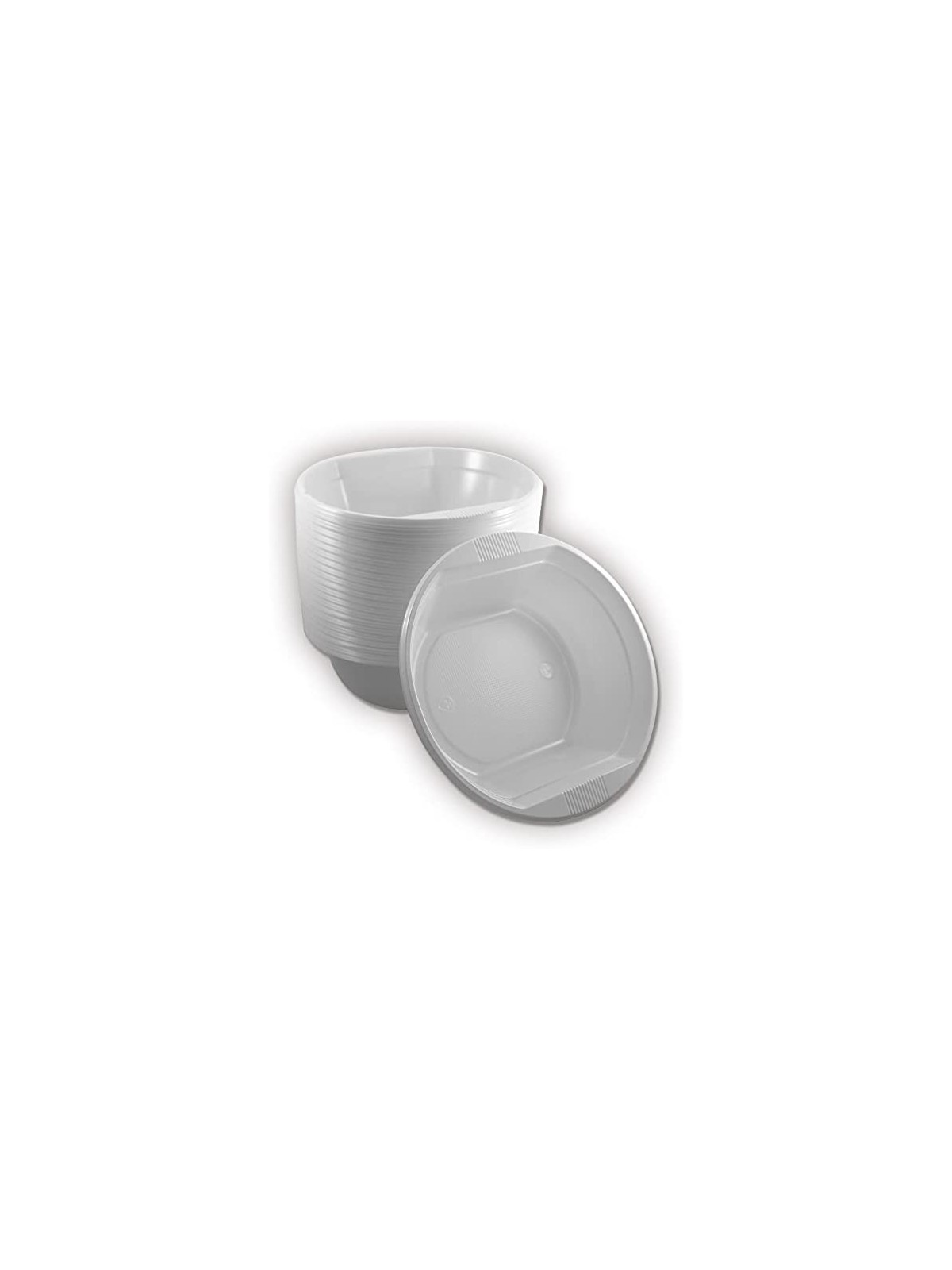 Bowl de Plástico Blanco PS 500 cc - Productos Hosteleros