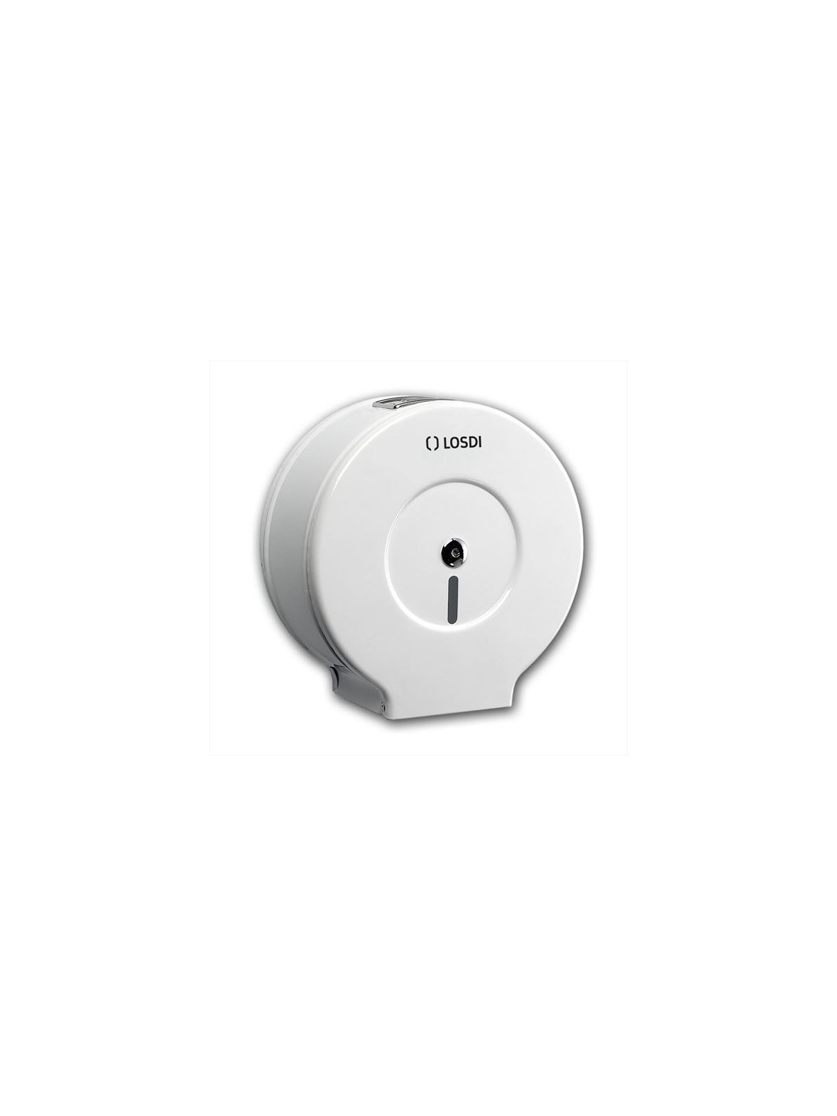 PORTARROLLO HIGIÉNICO METAL BLANCO LOSDI