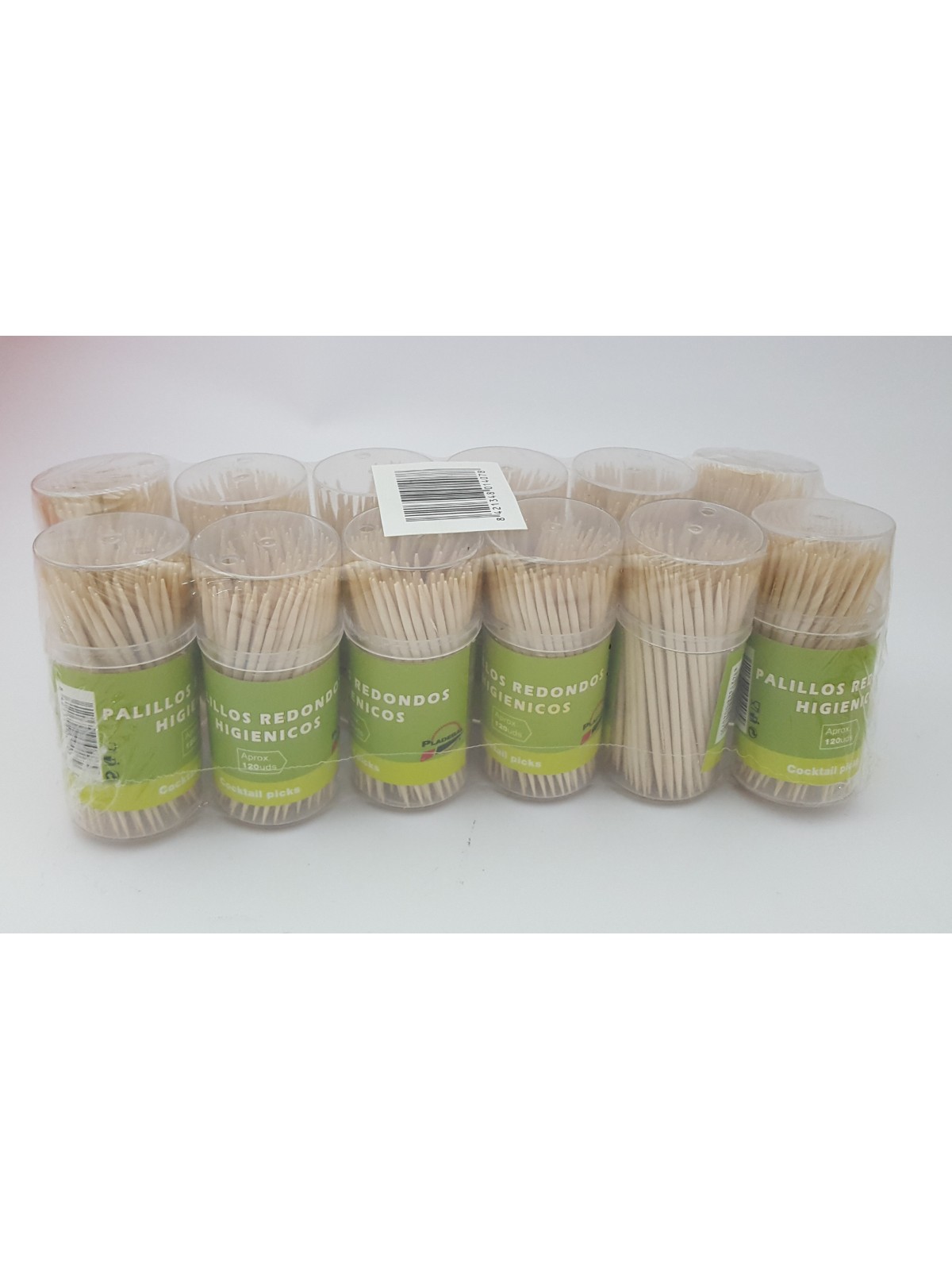 PALILLO REDONDO CON PALILLERO PACK 12