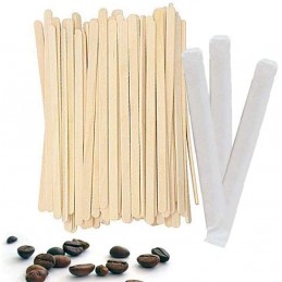 PALITOS MADERA CAFE 14 CM...