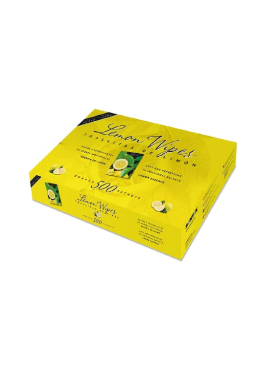 Toallitas de Limón Perfumadas - Productos Hosteleros