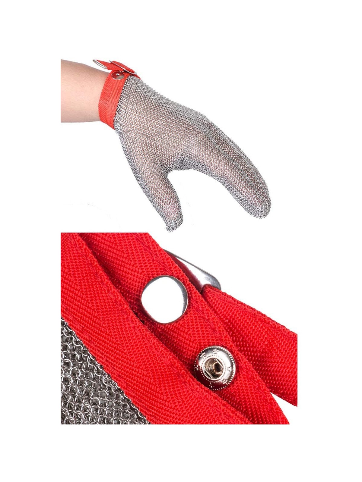Guantes de Malla de Acero Inoxidable - Productos Hosteleros