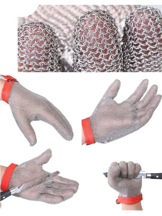 Guantes de Malla de Acero Inoxidable - Productos Hosteleros