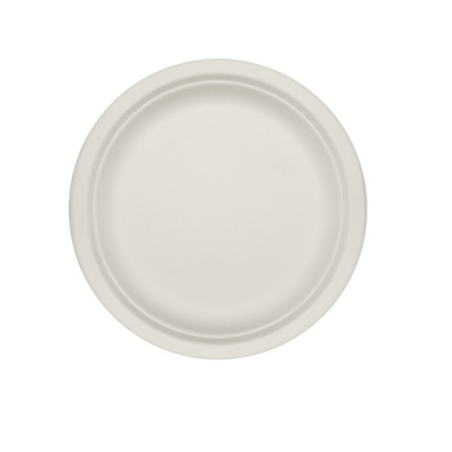PLATO FIBRA DE CAÑA COMPOSTABLE 17 CM