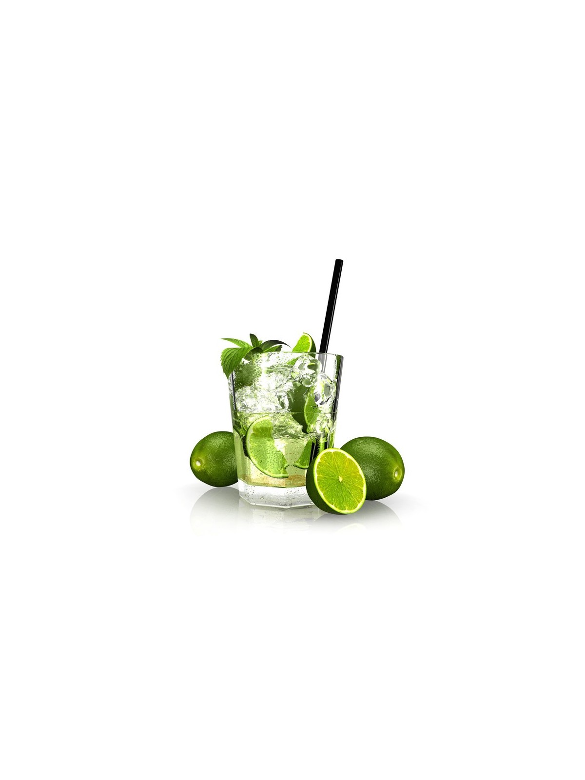 MILLAR CAÑITA PAPEL MOJITO NEGRA 14 CM