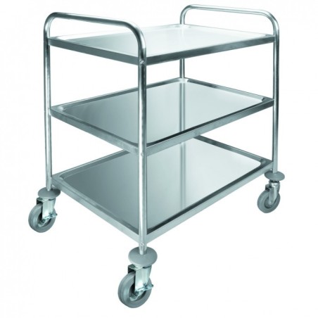 CARRO 3 ESTANTES INOX DESMONTABLES