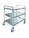 CARRO 3 ESTANTES INOX DESMONTABLES