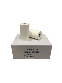 PACK 12 ROLLOS MINI CHEMINE LAMINADO 2C