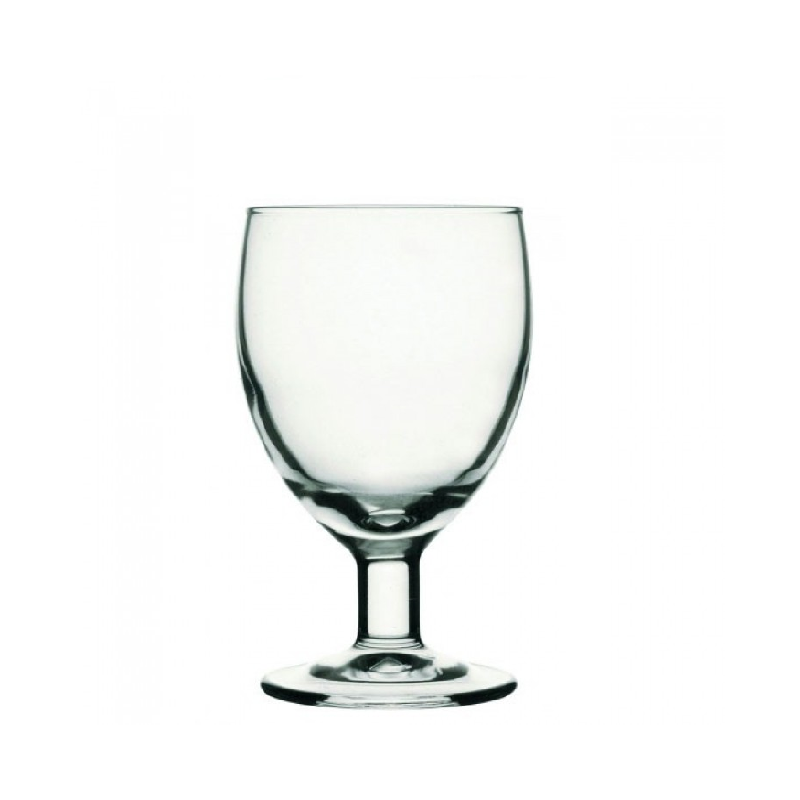 Copa Vino de Vidrio Templado Elegante 8 1/4 oz -16.6 x 7.4 cm