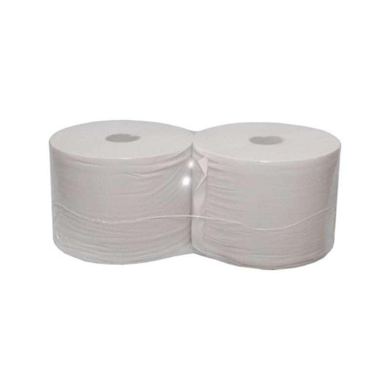 Bobina papel secamanos industrial 400 m · 2 bobinas · Marycel