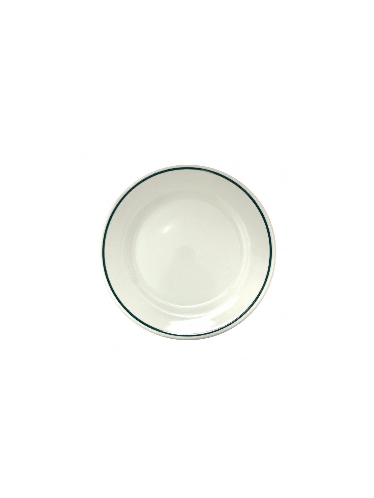 PLATO ISABA FILO VERDE LLANO 22 CM
