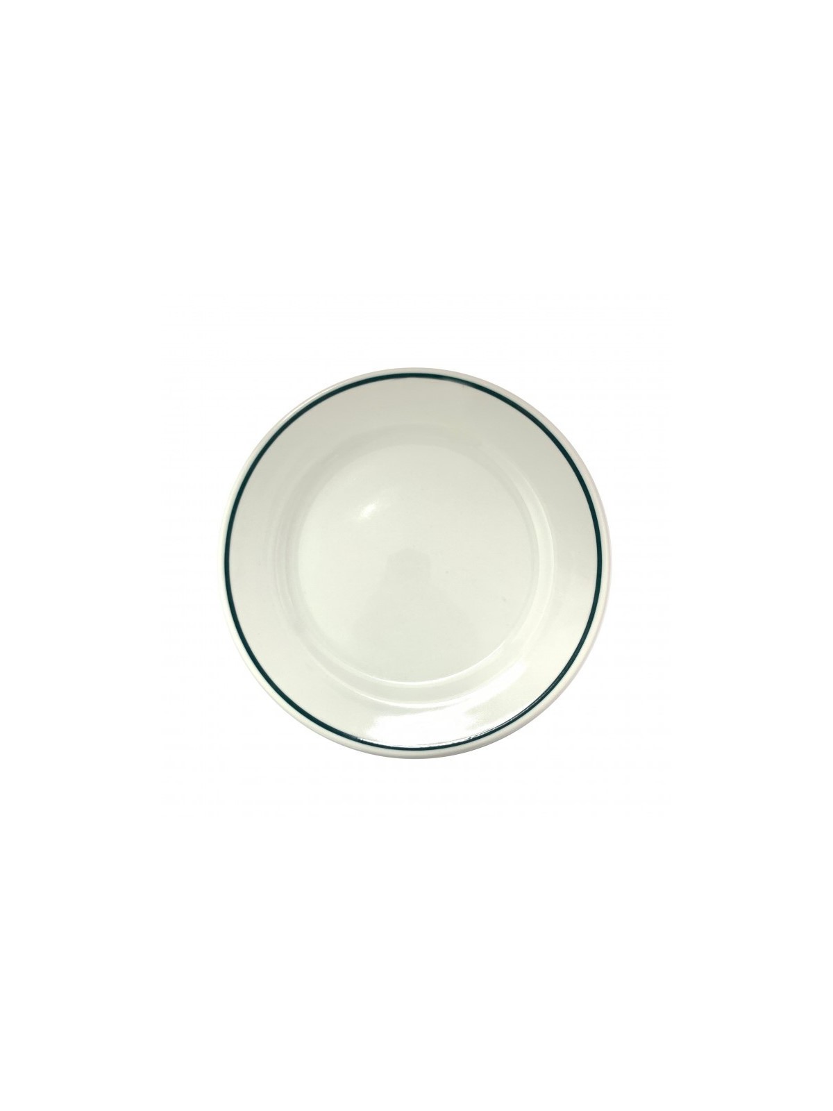 PLATO ISABA FILO VERDE POSTRE 20 CM