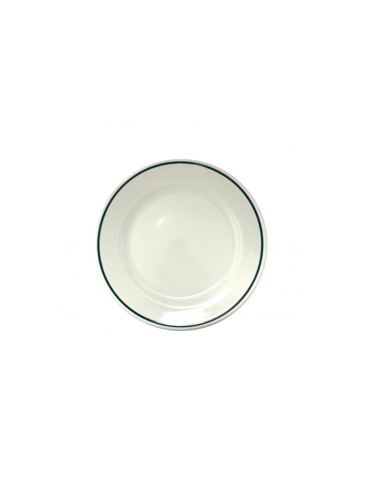 PLATO ISABA FILO VERDE POSTRE 18 CM