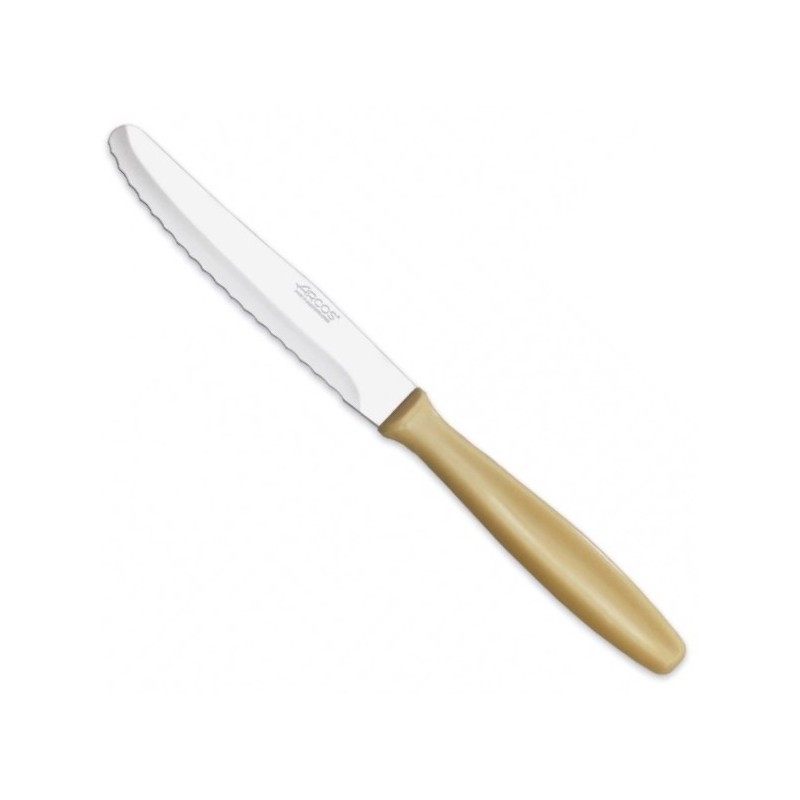 Cuchillo de mesa 11cm mango blanco genova Arcos