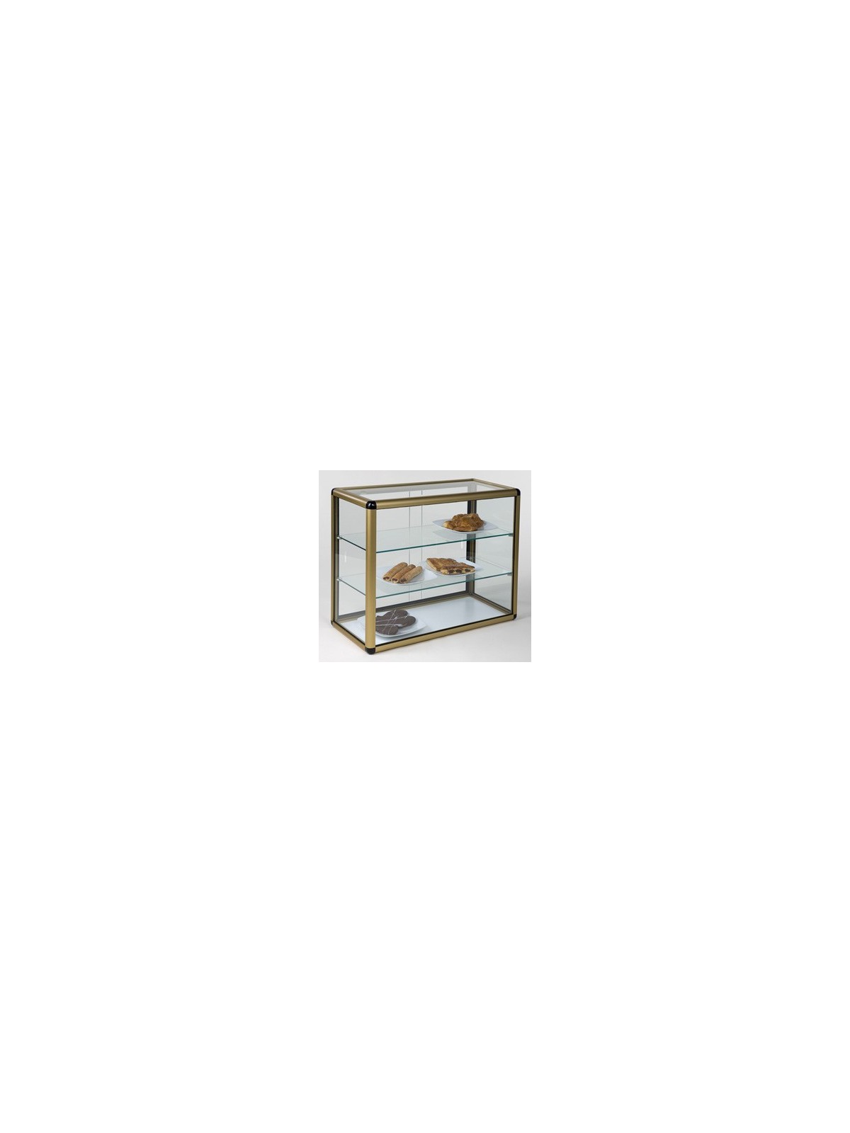 VITRINA VP3C  ALUMINIO EN ORO.