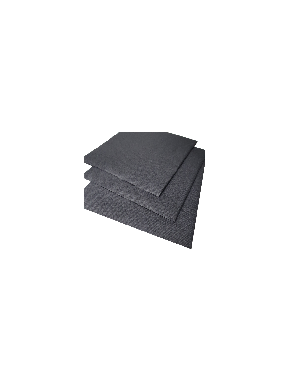 CAJA 600 SERVILLETAS AIRLAID NEGRA 40 X 40 CM