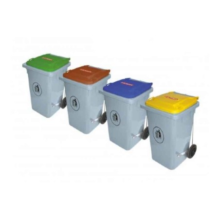 Cubo de Basura Grande Ruedas 100L - Productos Hosteleros