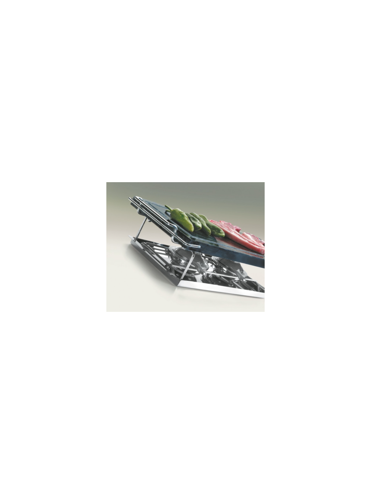 GRILL PIEDRA SOPORTE 37 X 18 CM