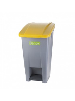 CUBO CONTENEDOR RUEDAS Y PEDAL 120 L. DENOX