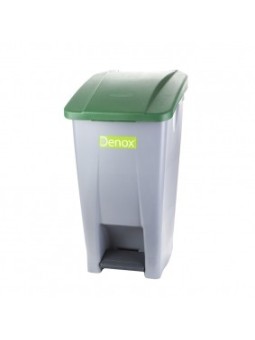 CUBO CONTENEDOR RUEDAS Y PEDAL 120 L. DENOX