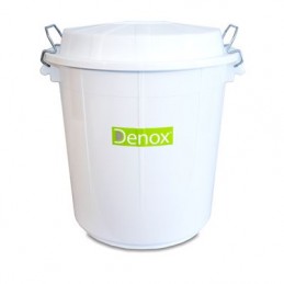 Cubo basura grande 95 L con tapa Denox