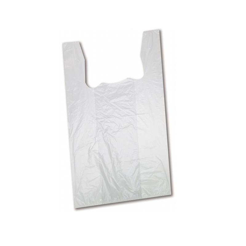 Amylove 100 bolsas de plástico con asas de 16 x 12 x 6 pulgadas, bolsas de  plástico para compras, bolsas de plástico con asas, bolsa de plástico para