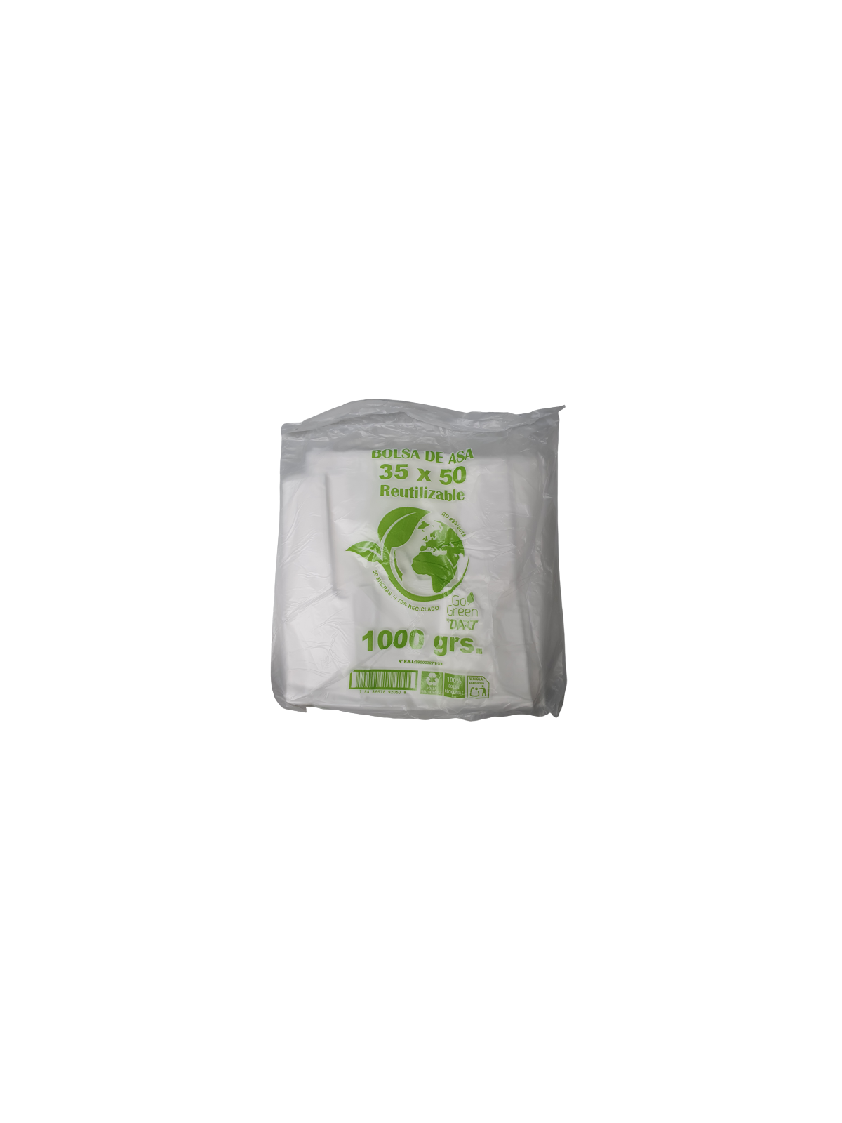 Bolsa de Asa 35 x 50 cm Reutilizables - Productos Hosteleros