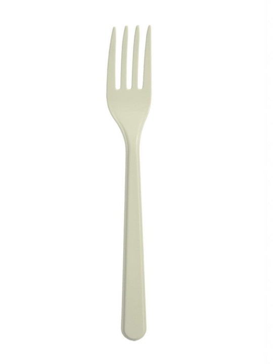 Tenedor de Plástico Reutilizable para Mesa - Hosteleros