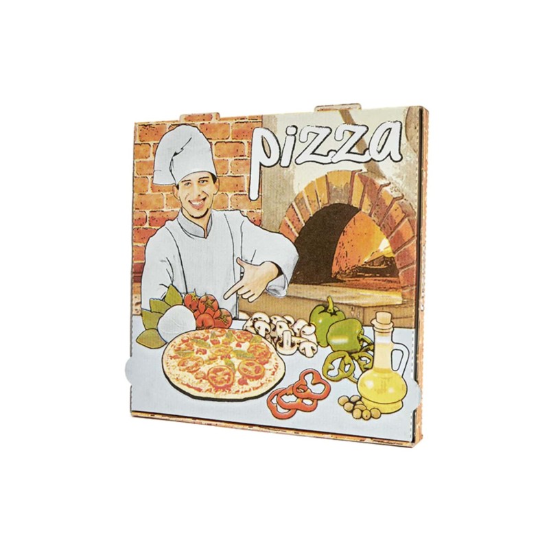 TELECAJAS  Caja Robusta para Pizzas 33x33 cms (mediana)