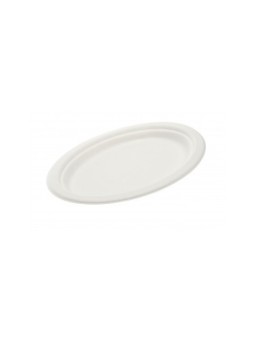 FUENTE OVAL FIBRA CAÑA COMPOSTABLE 26CM