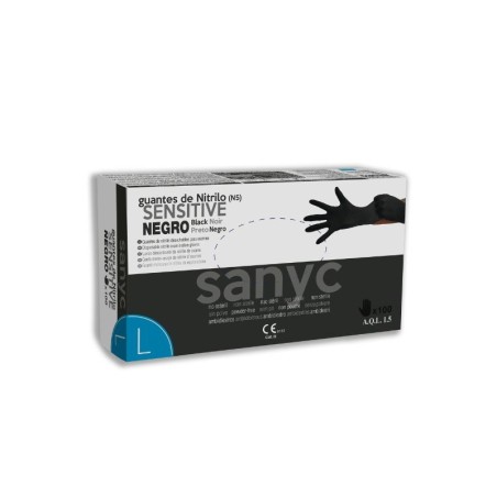 Guantes de Nitrilo Negro en oferta - Productos Hosteleros