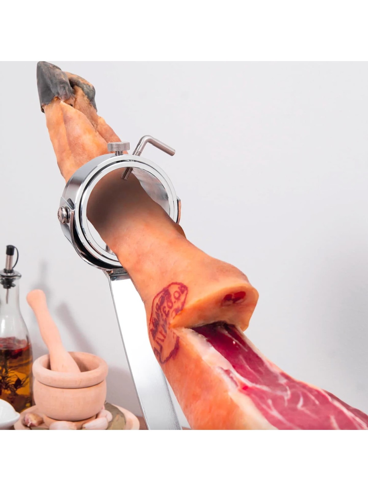 Jamonero Giratorio Basculante 3 Claveles - Hosteleros