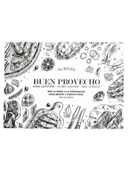 Mantel Blanco Estampado caja 1000 - Productos Hosteleros