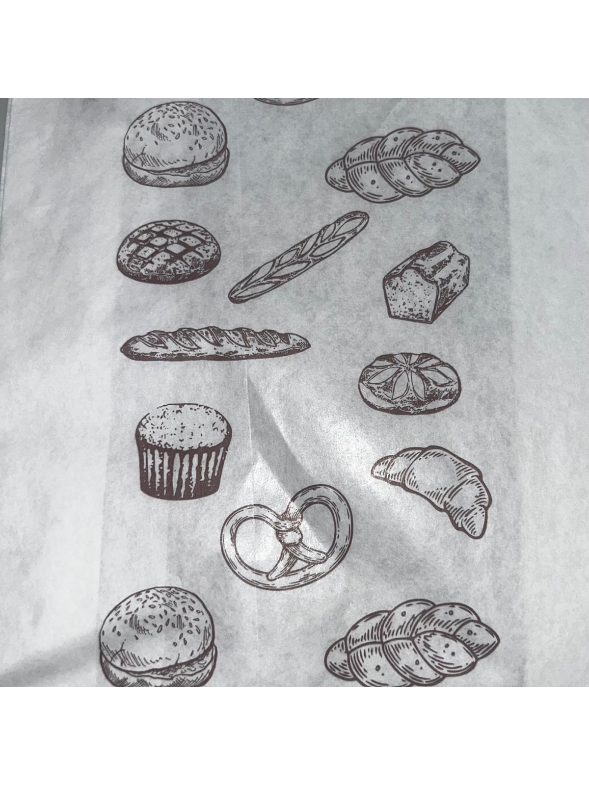 Bolsa de Papel Decorada 14 x 32 cm - Productos Hosteleros