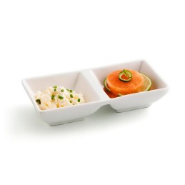 BOWL PORCELANA  CUADRADO DOBLE