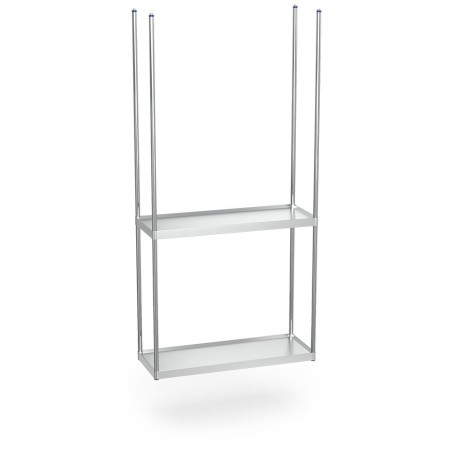 Estantería inox suspendida 99x39x200cm